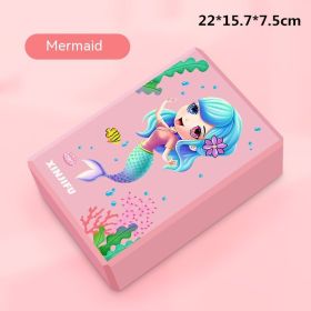 High-density Beginner Yoga Block Dance Aid Block (Option: Mermaid)